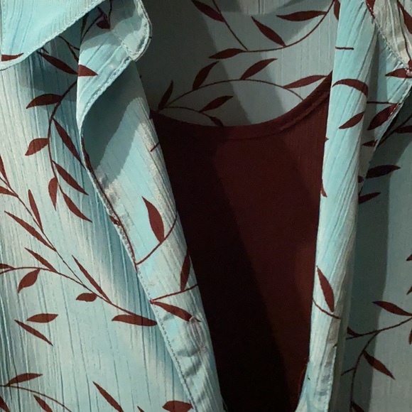 Plus blouse with inner shell - Picture 4 of 4